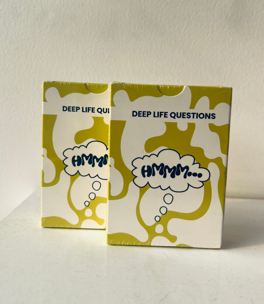 Hmmm… Deep Life Questions Card Game