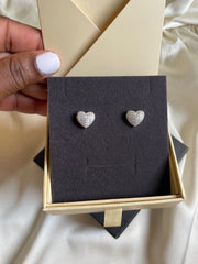 Heart Studded Earrings