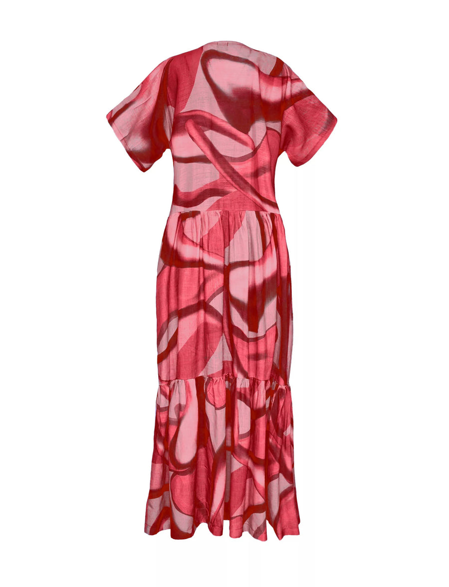 Taje Dress (Pink Ojiji)