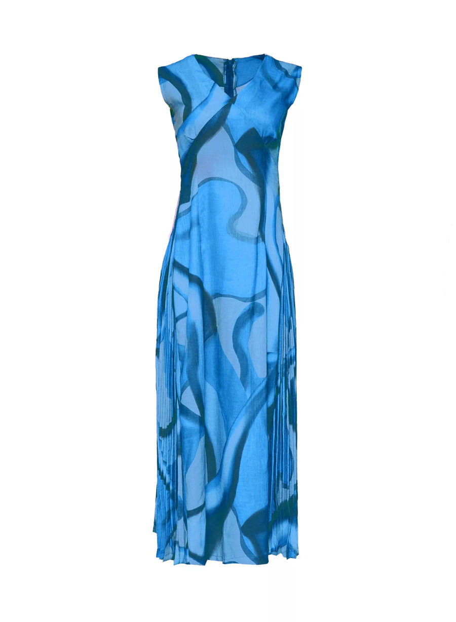 Lami Dress (Blue Ojiji)