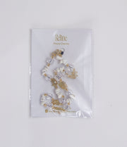 Gold Mason Chipped Beaded Phone Charm