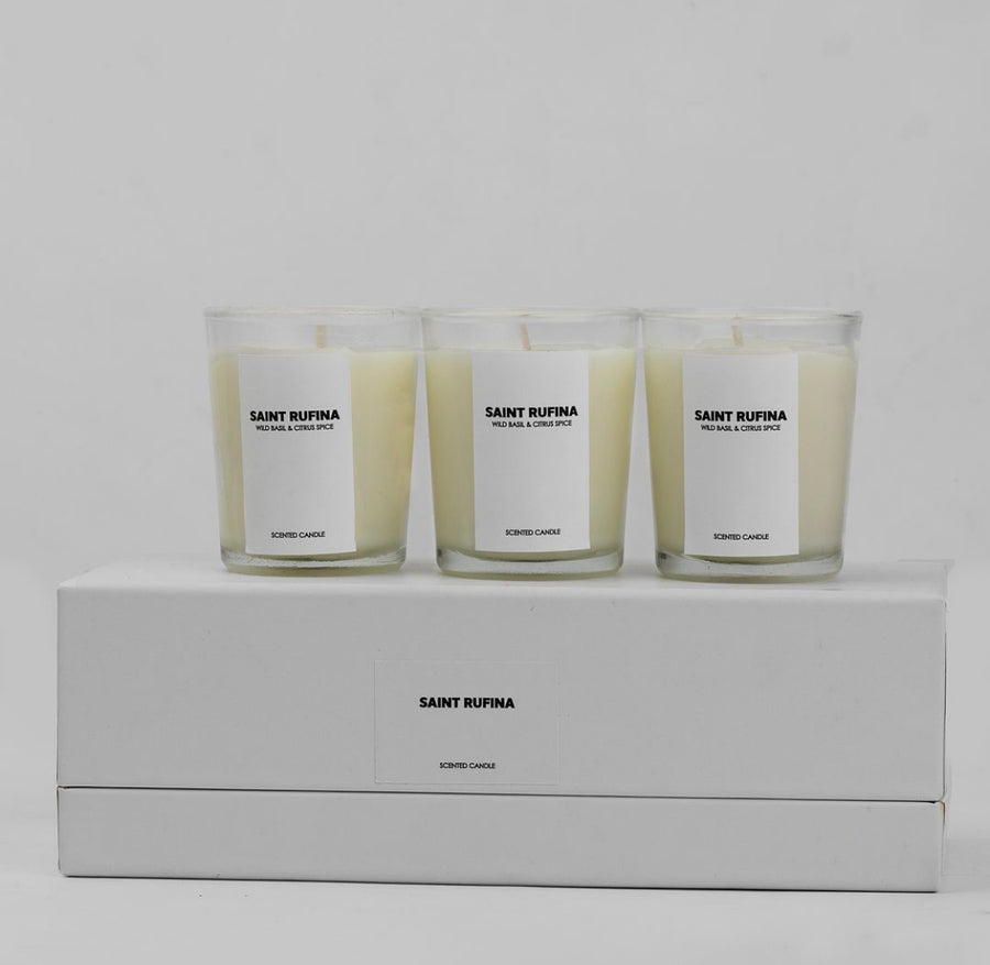 Saint Rufina Mini Candle Set of 3