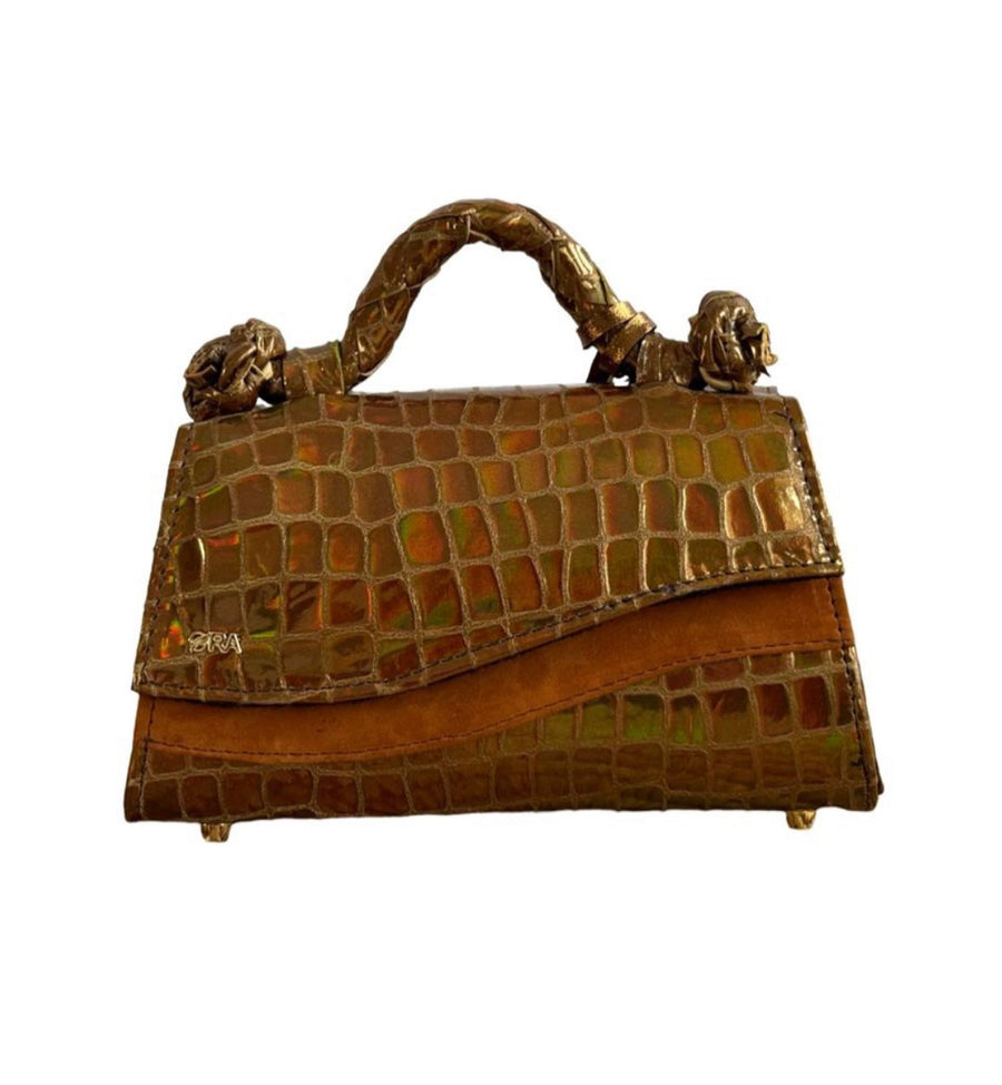 Yellow Gold Zina Mini Handbag