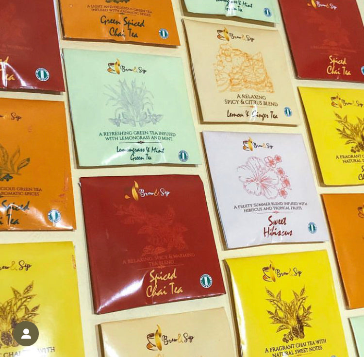 A Pack of 50 Assorted Tea Envelopes