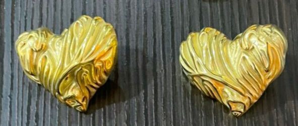 Rookie Heart Gold Earrings