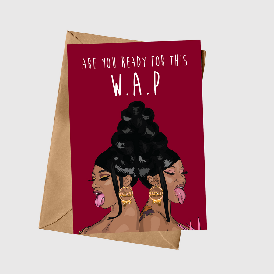 Are You Ready For This WAP A5 Greeting Card