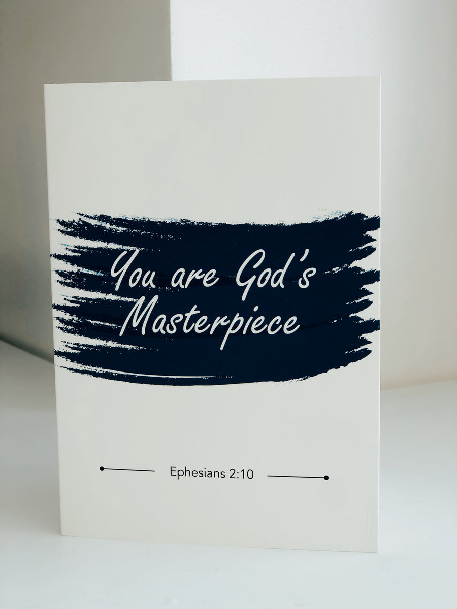 You are God's Masterpiece A5 Greeting Card