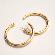 Toyo Gold Hoop Earrings