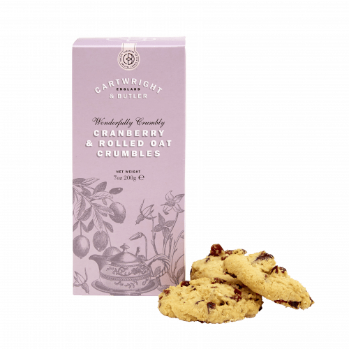 Cartwright & Butler Cranberry Rolled Oat Crumbles Biscuit