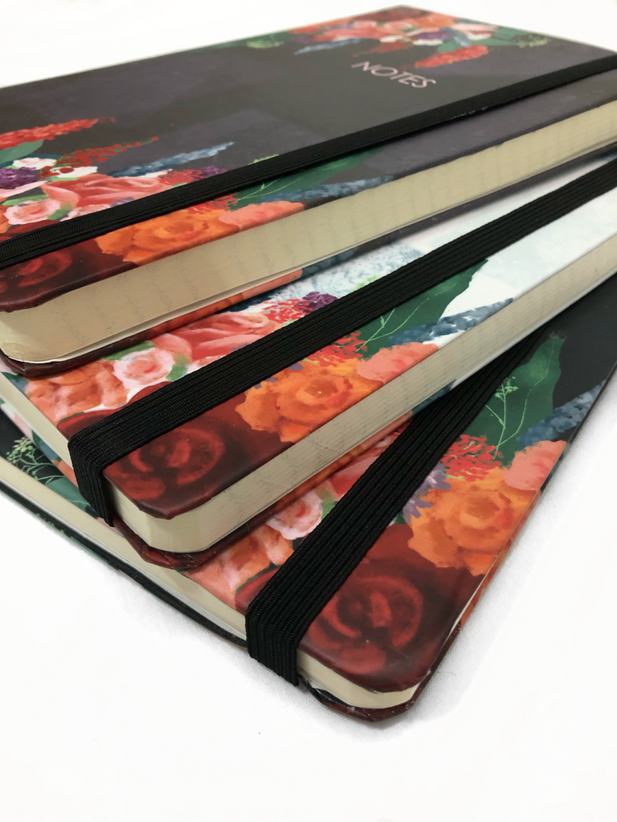 Feko Grey Floral Journal