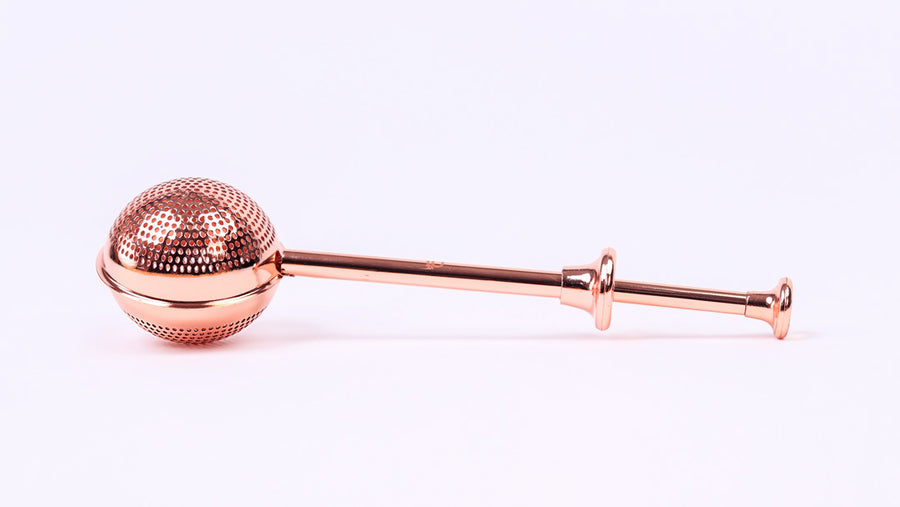 Sahara Rose Gold Tea Scoop Strainer