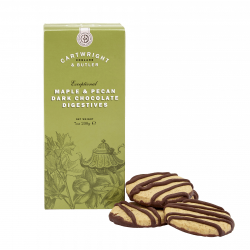 Cartwright & Butler Maple & Pecan Dark Chocolate Digestive Biscuit