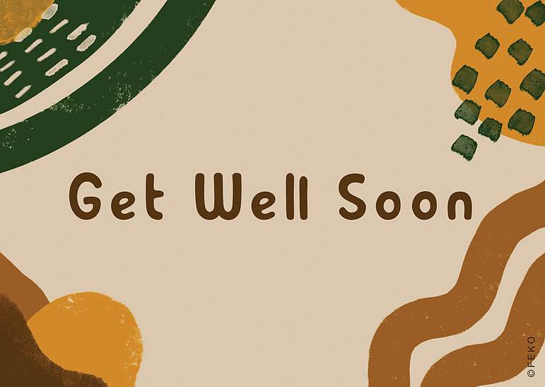 Get Well Soon Greeting Card