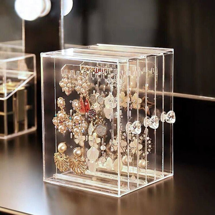 Acrylic Jewelry Storage Box 3 Door