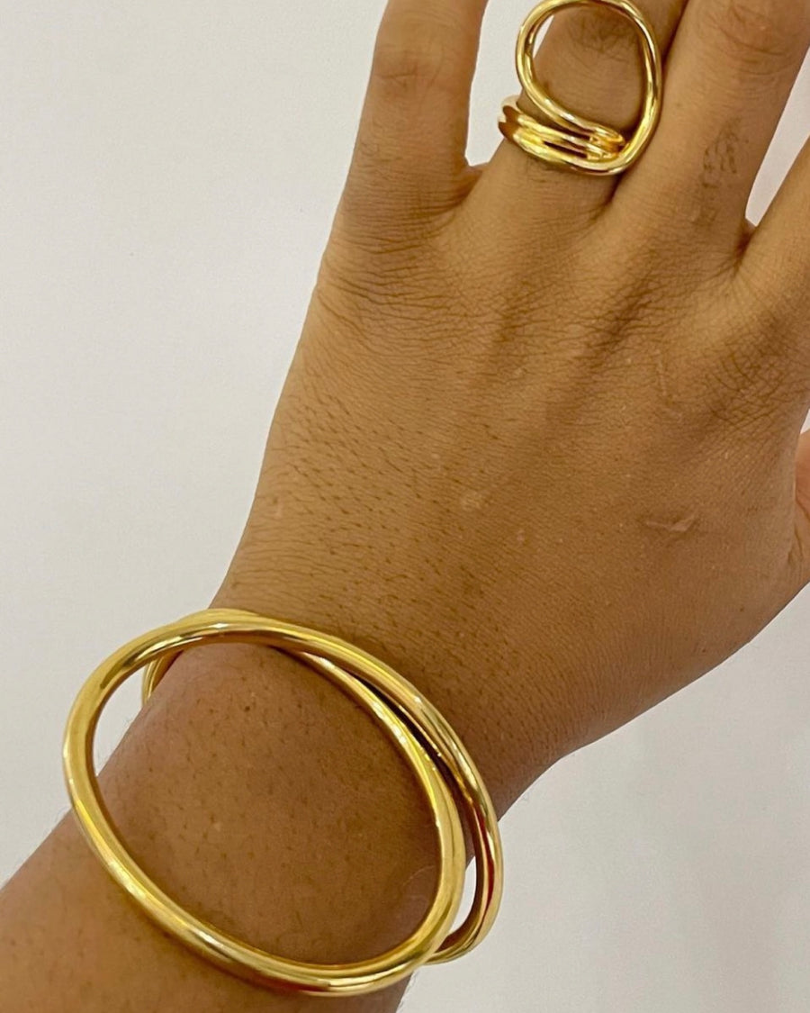 Ambi Gold Chunky Bracelet