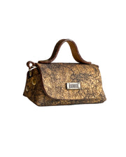 Kach Bronze Tie Dye Print Handbag