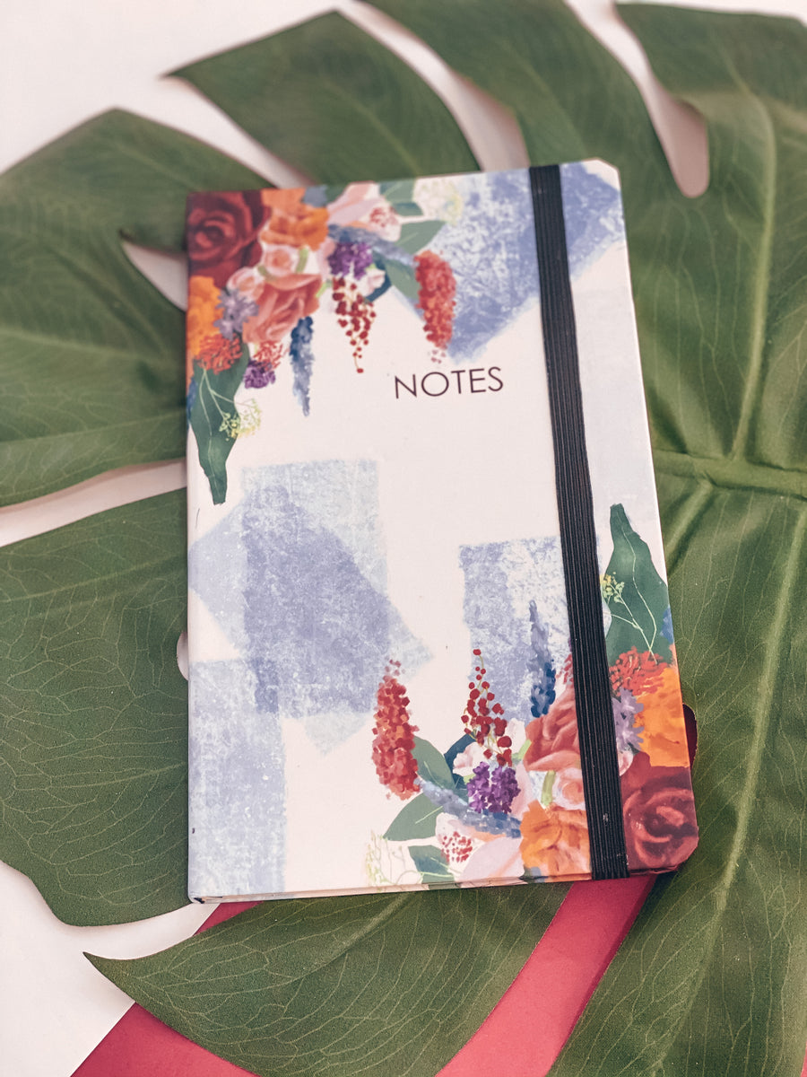 Feko White Floral Journal