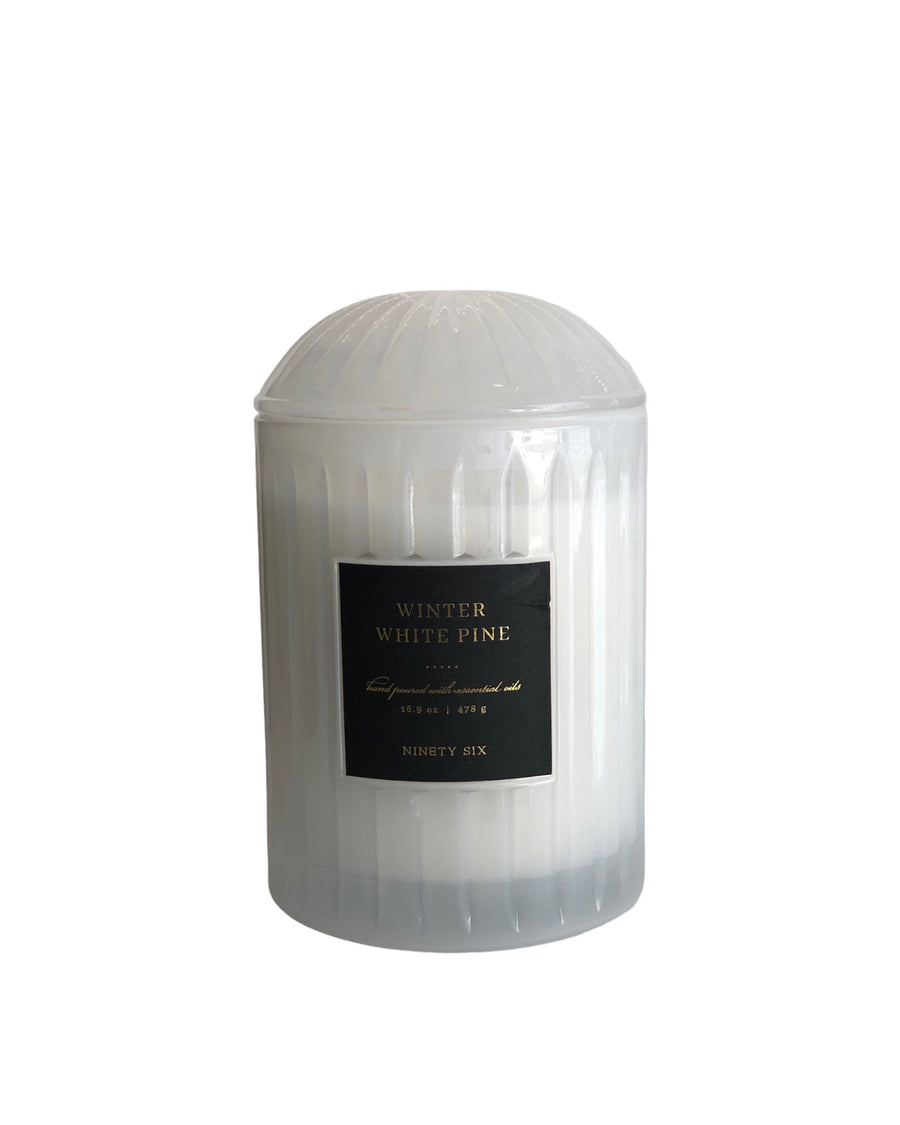 Ninety Six Winter White Pine Candle 497g