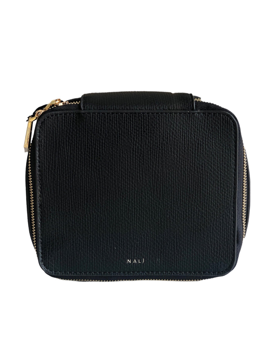 Nali Black Jewellery Cosmetic Bag