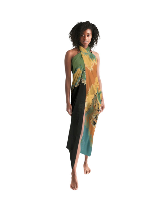 Yellow Green Amalfi Maxi Scarf