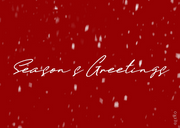 Seasons Greeting Snow Card