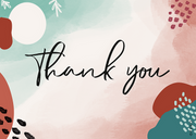 Thank You Greeting Card